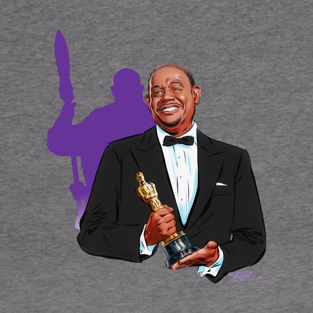 Forest Whitaker - An illustration by Paul Cemmick by PLAYDIGITAL2020